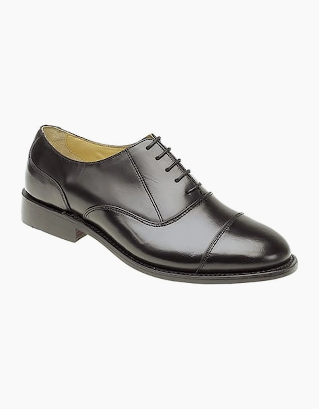 Kensington Men's Kensington WILSON Mens Leather Lace Up Oxford Shoes Black
