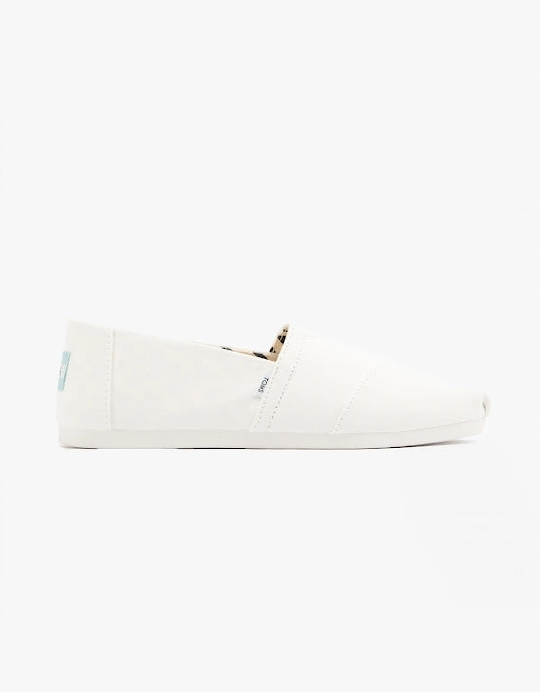 Toms Men's White Alpargata Canvas Espadrilles - Size: 8
