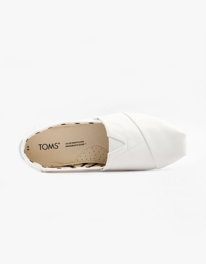 ALPARGATA Mens Canvas Espadrilles White