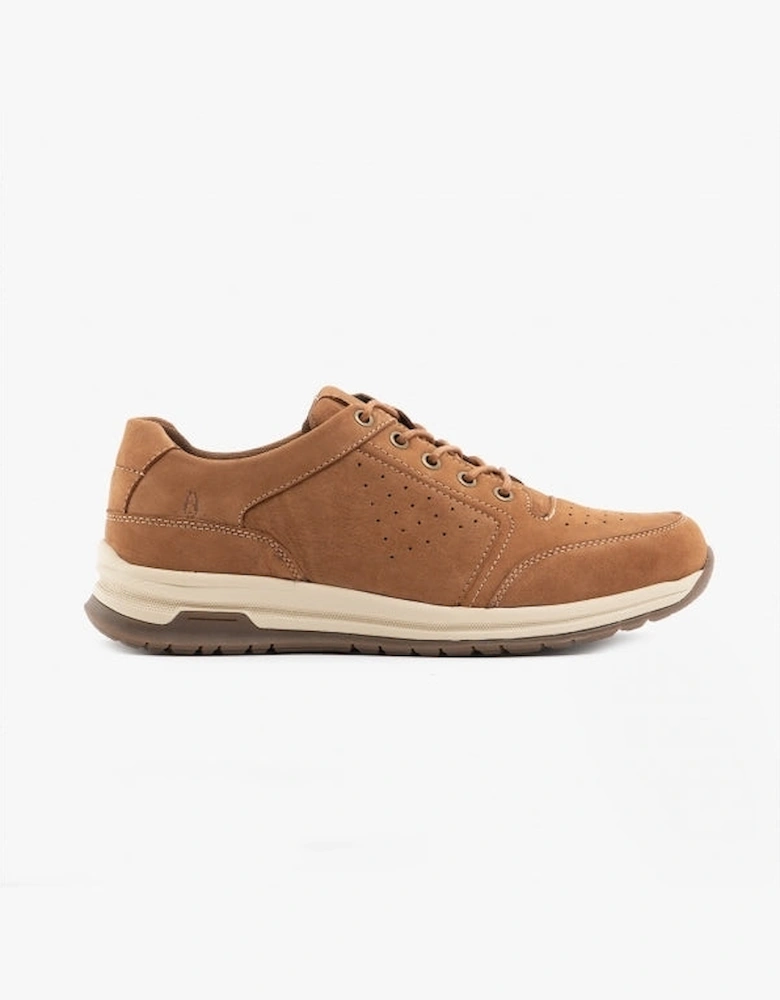 JOSEPH Mens Leather Lace-Up Shoes Tan