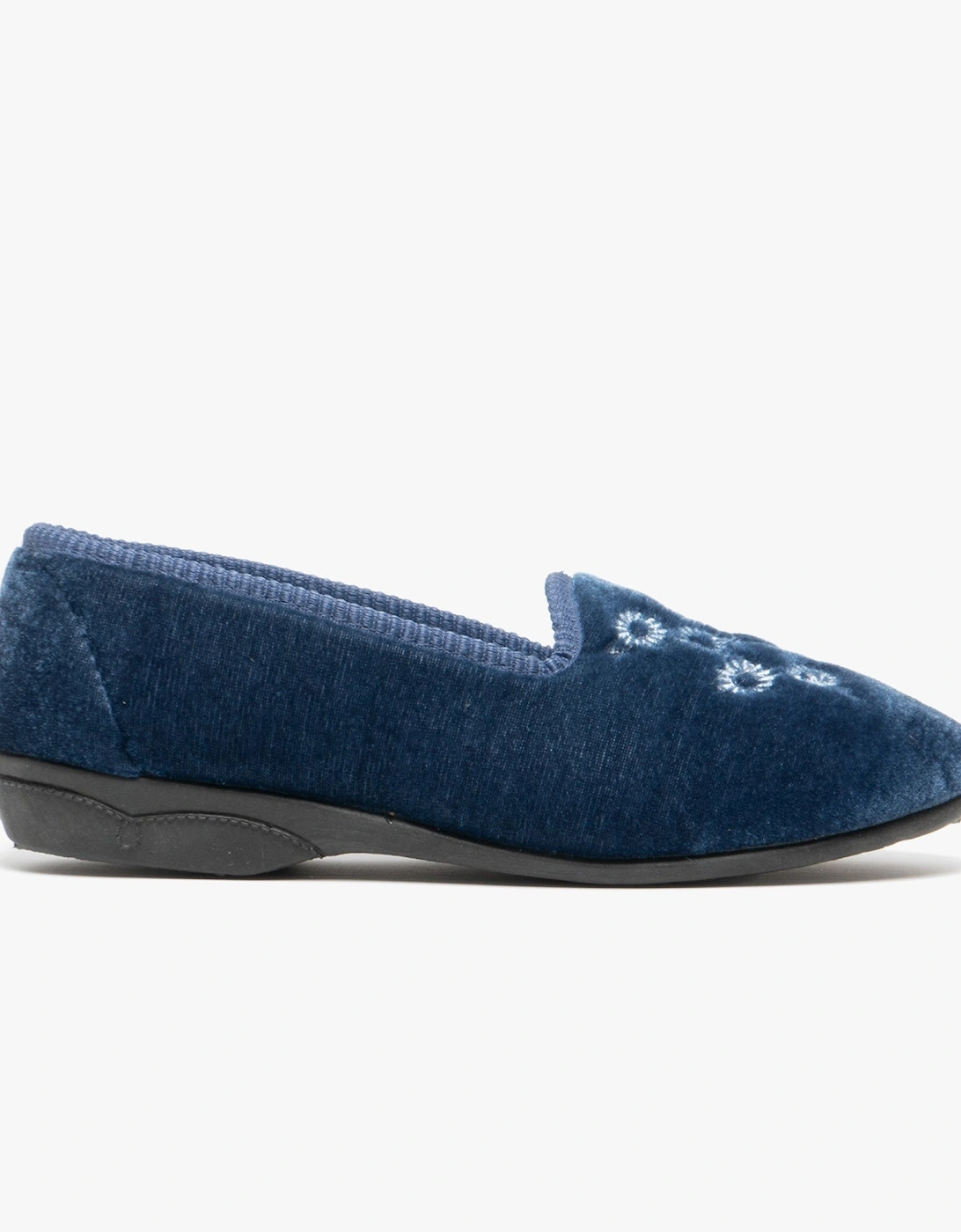 CATHY Womens Full Slippers Blueberry, 7 of 6