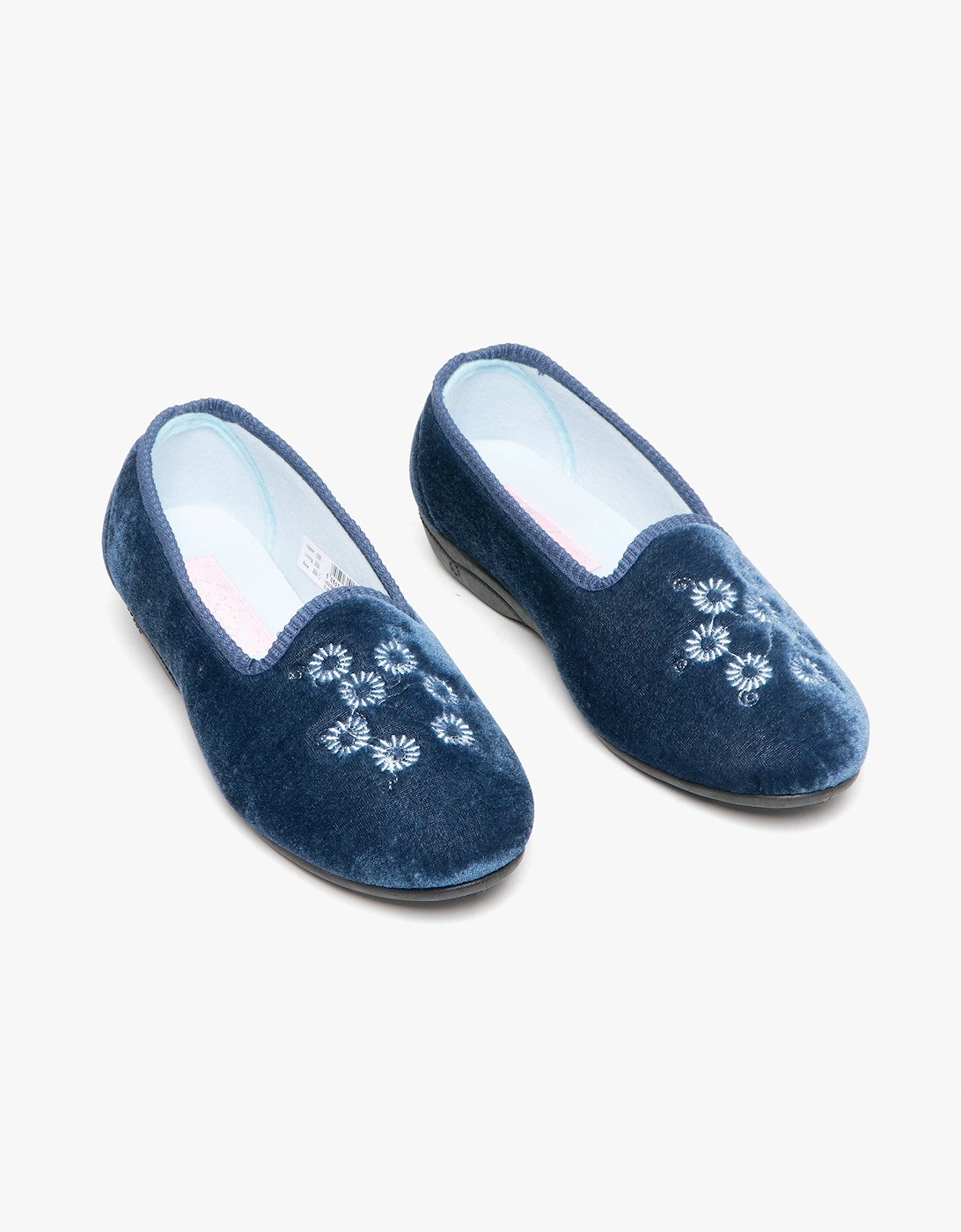 CATHY Womens Full Slippers Blueberry