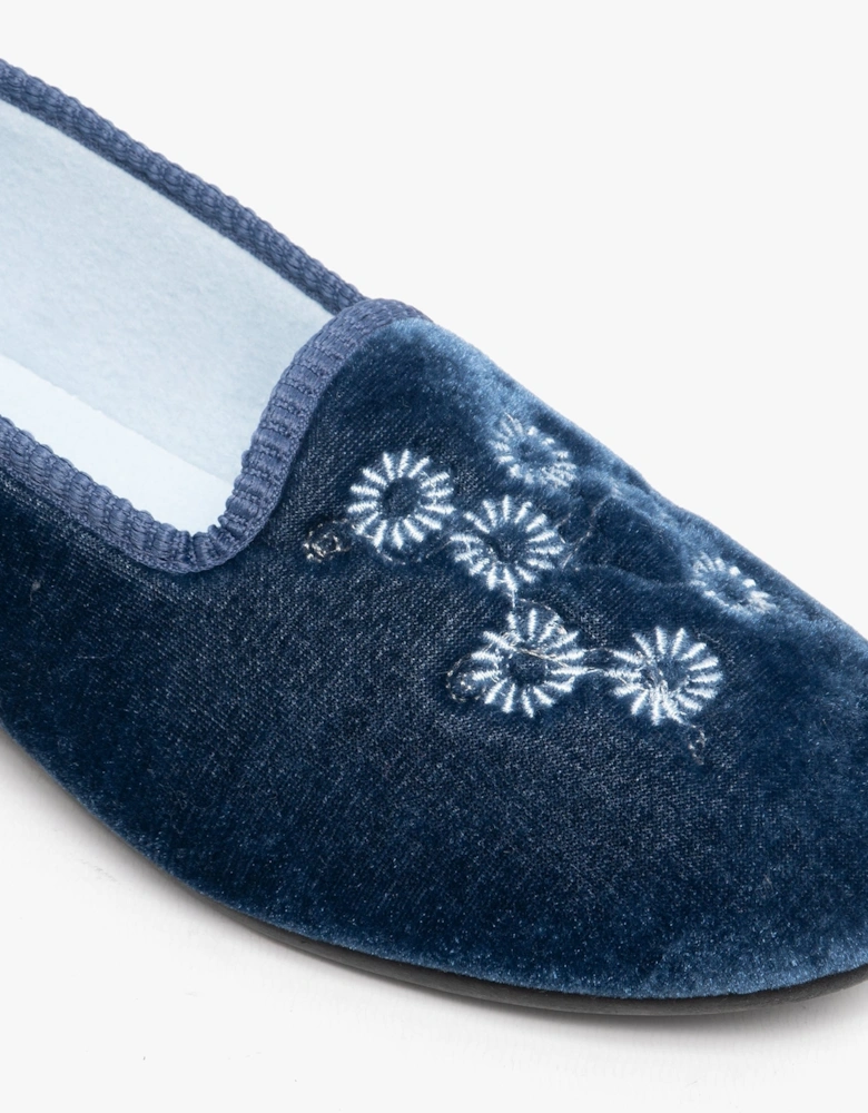 CATHY Womens Full Slippers Blueberry