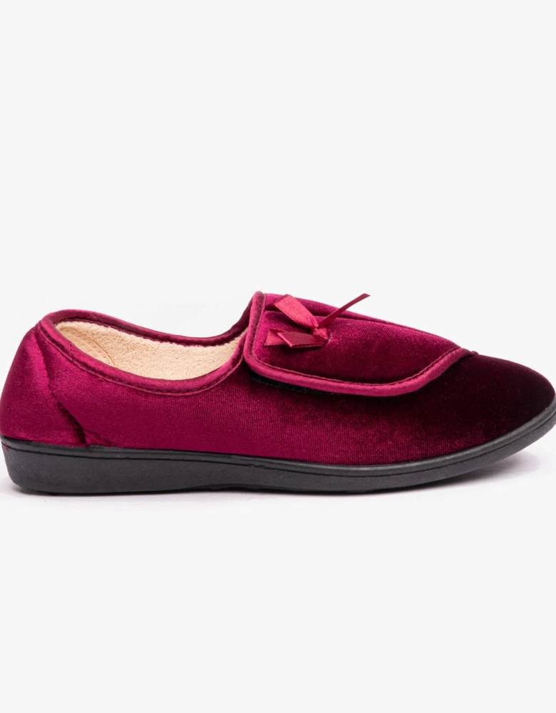 VIOLA Womens Full Slippers Red