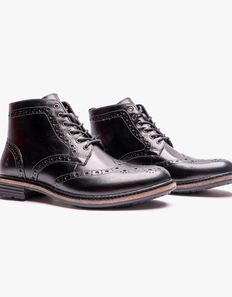 JOSHUA BROGUE Mens Boots Black