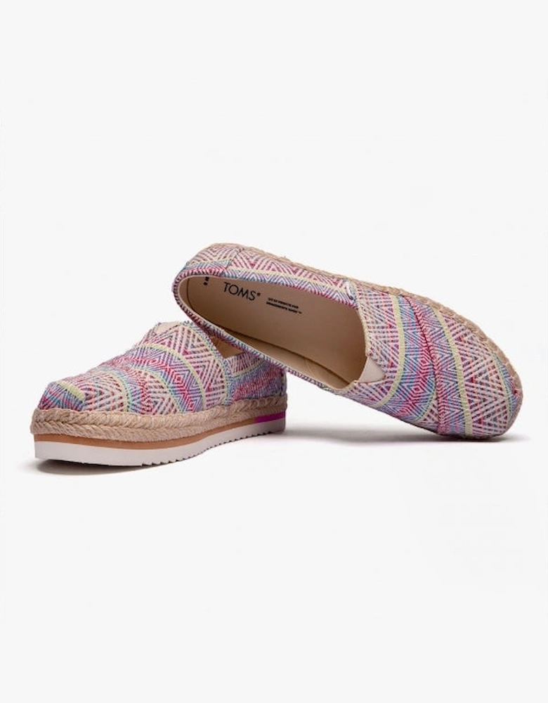 ALPARGATA PLATFORM ROPE Womens Espadrille Natural