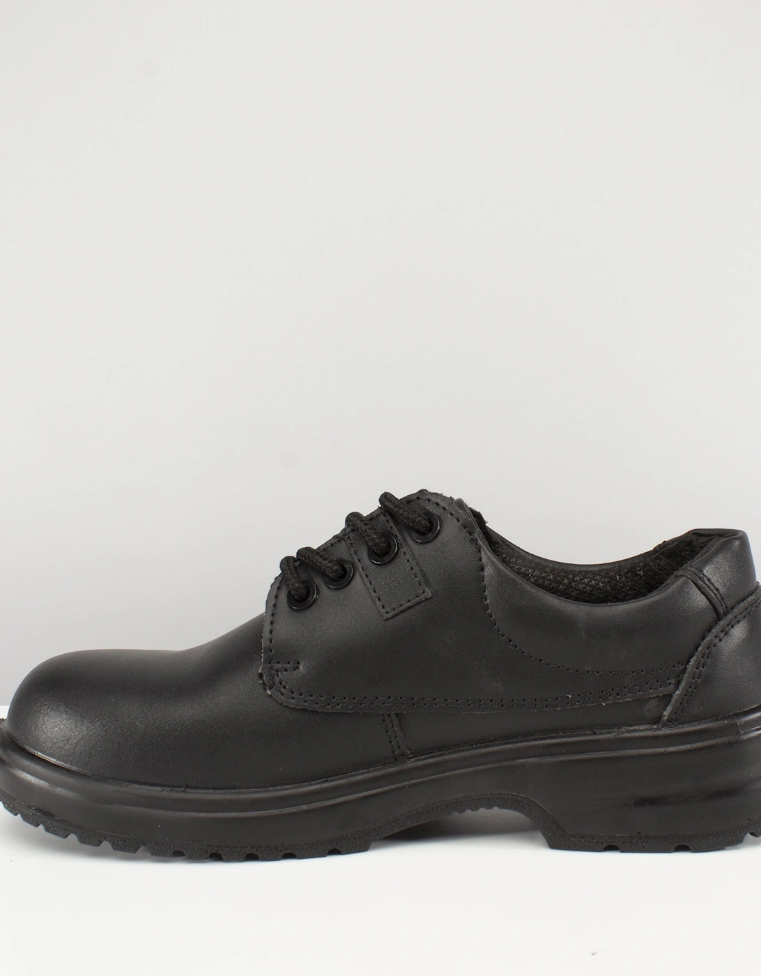 FS121C Womens Leather Safety Shoes Black