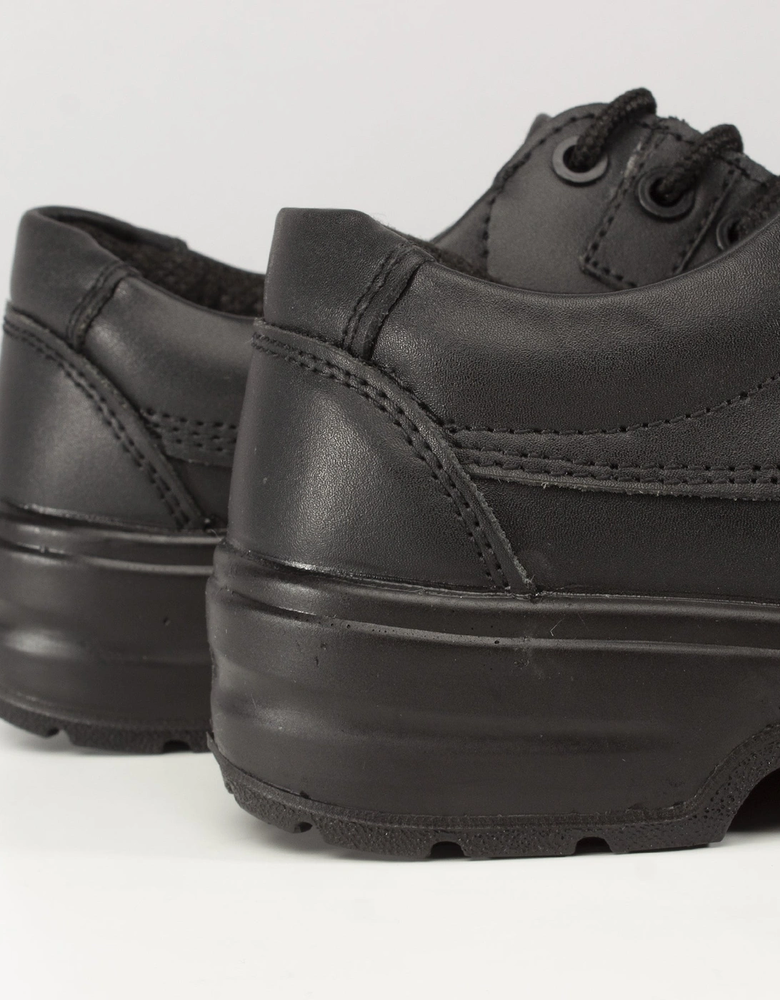 FS121C Womens Leather Safety Shoes Black