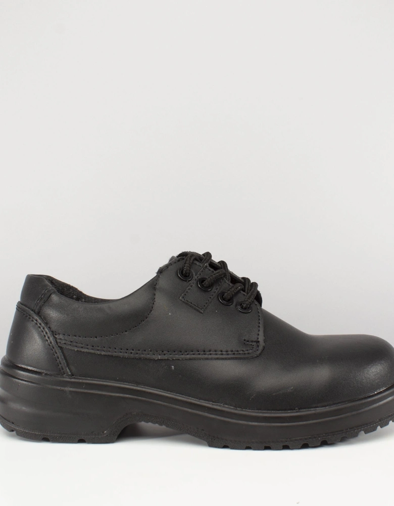 FS121C Womens Leather Safety Shoes Black