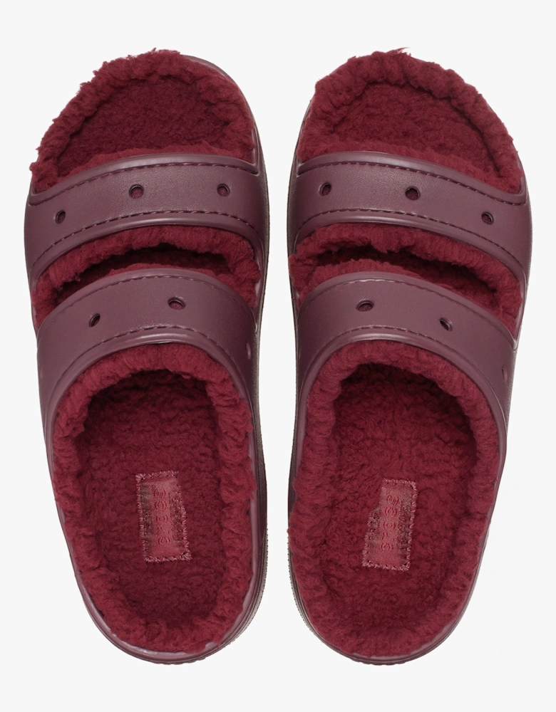 207446-6WD CLASSIC COZZZY Unisex Sliders Dark Cherry