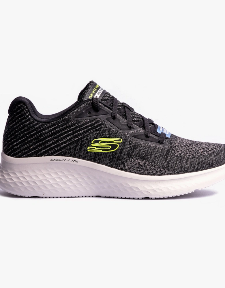 232598/BKLM SKECH-LITE PRO - FAREGROVE Mens Trainers Black/Lime