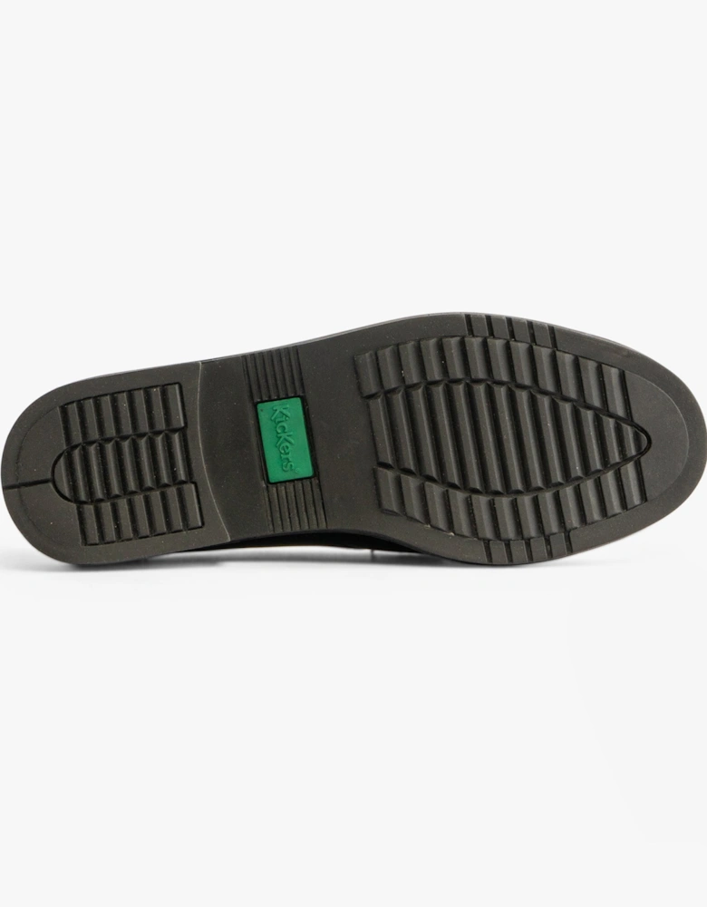 114819 LACH Girls School Shoes Black