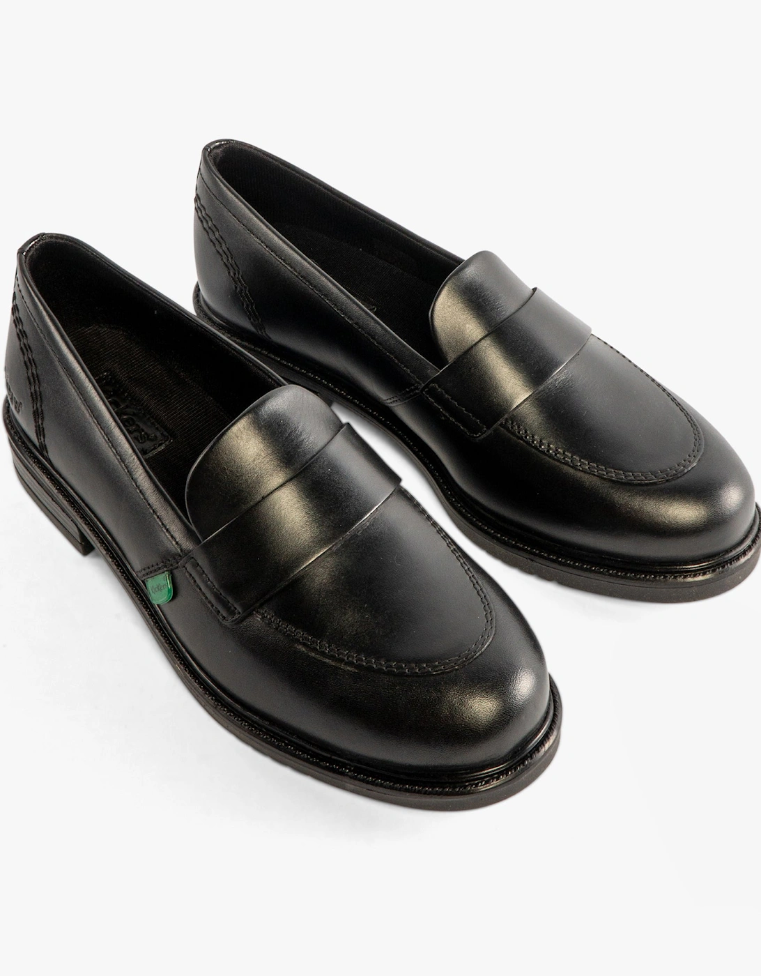 114819 LACH Girls School Shoes Black