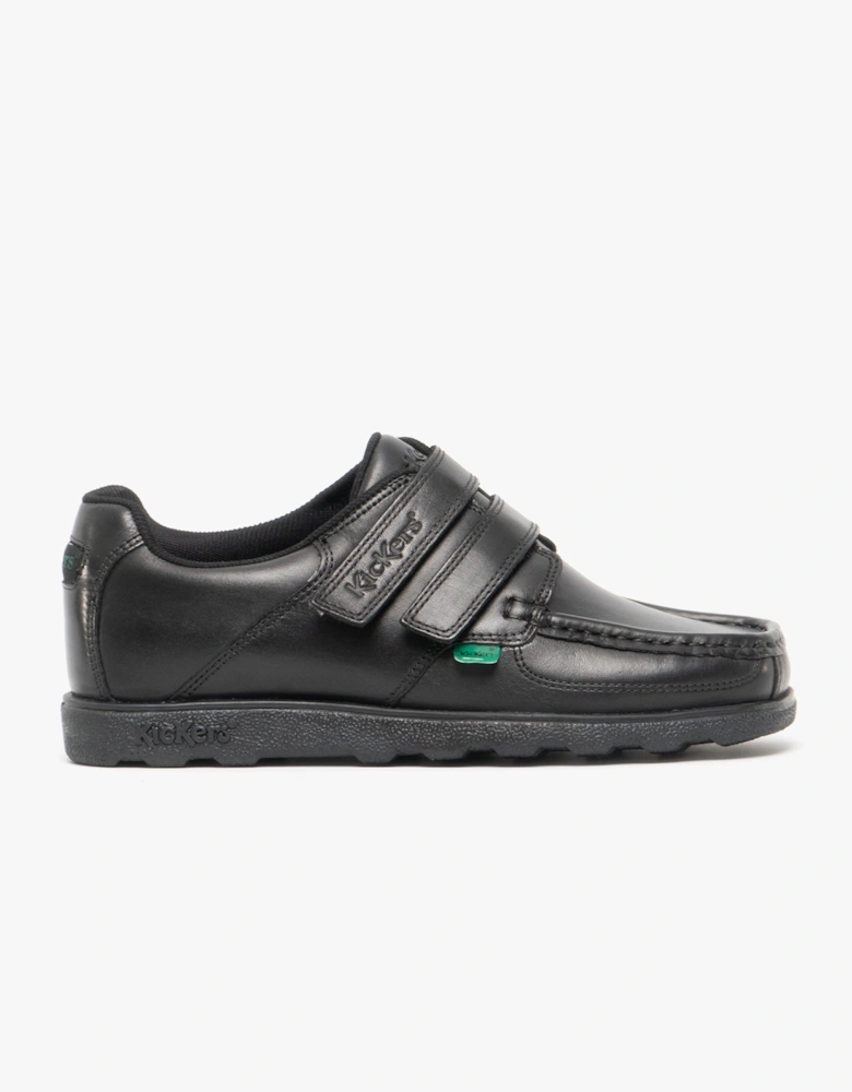 114238 FRAGMA STRAP Boys School Shoes Black