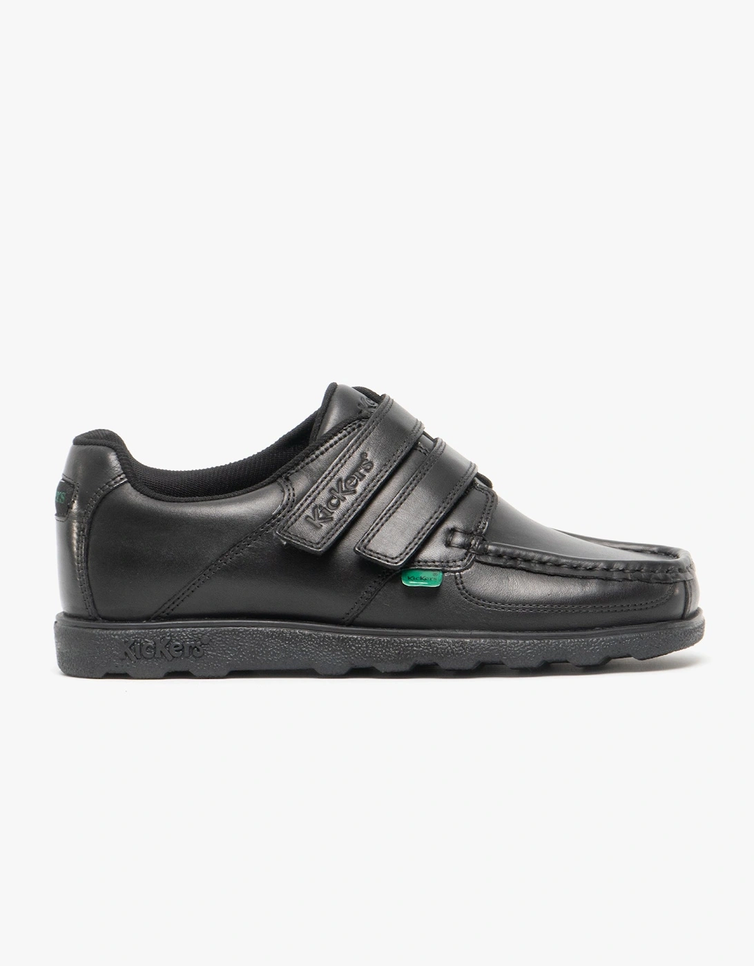 114238 FRAGMA STRAP Boys School Shoes Black, 8 of 7