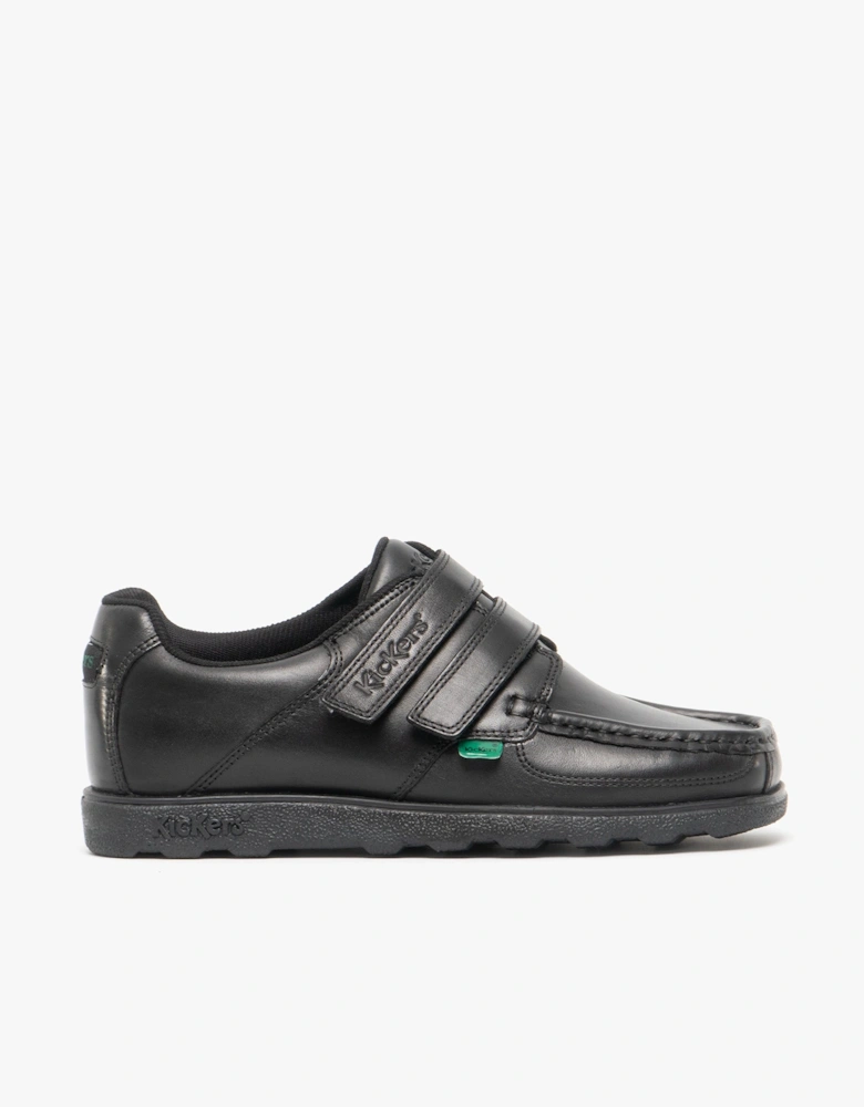 114238 FRAGMA STRAP Boys School Shoes Black
