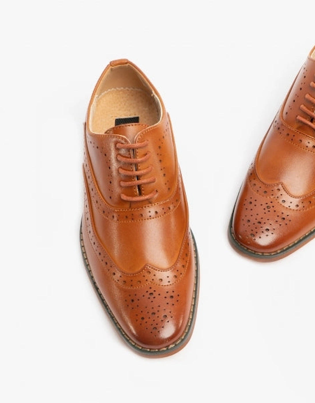 TOMMY JNR Boys Oxford Brogues Tan