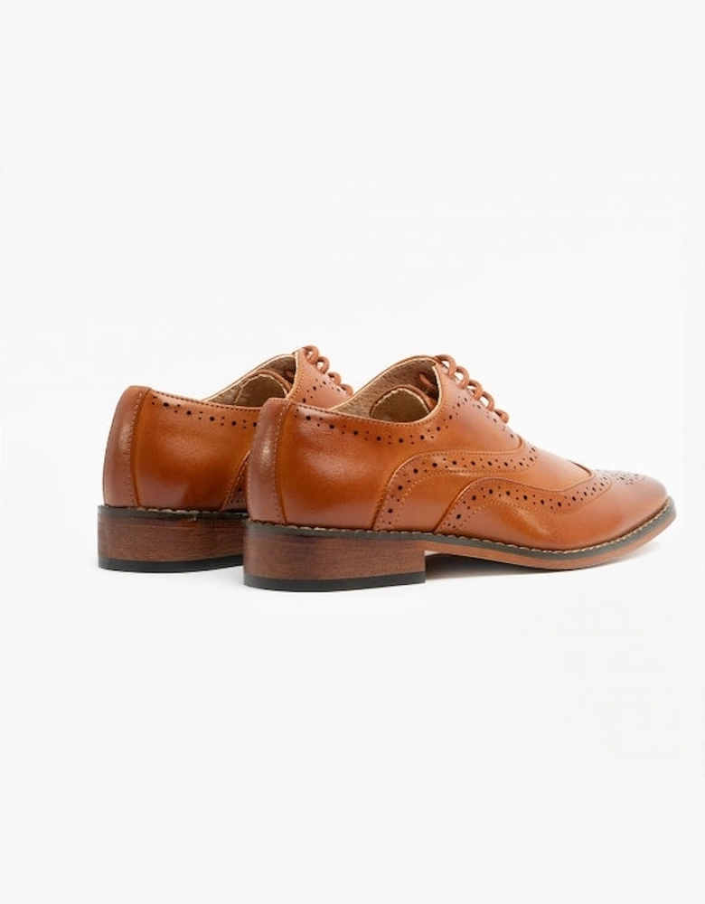 TOMMY JNR Boys Oxford Brogues Tan