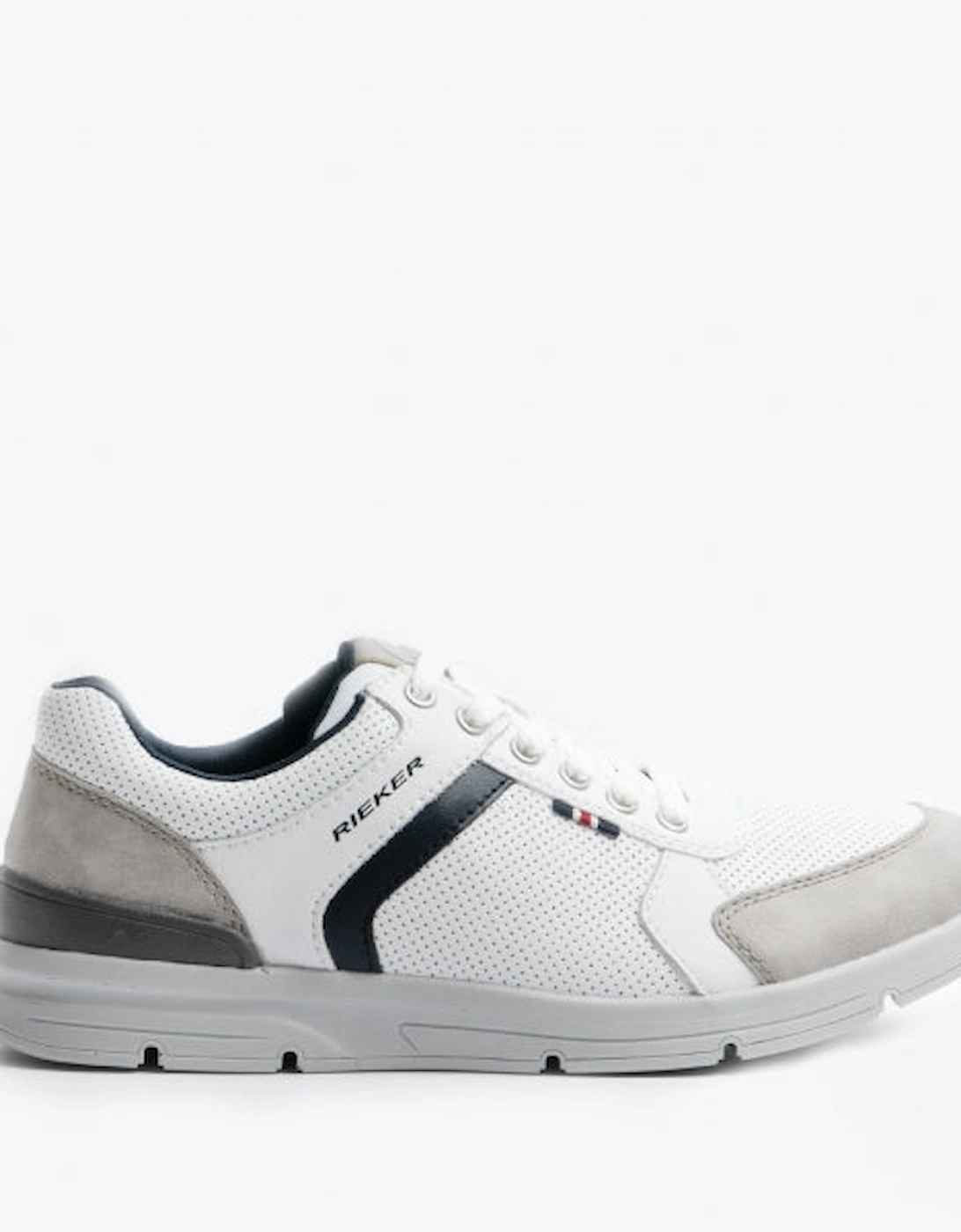 16426-40 Mens Trainers White Combi, 7 of 6