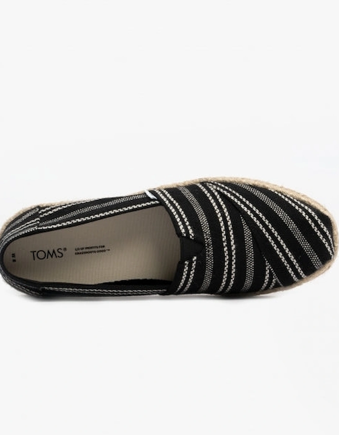 ALPARGATA ROPE Womens Cotton Espadrille Black