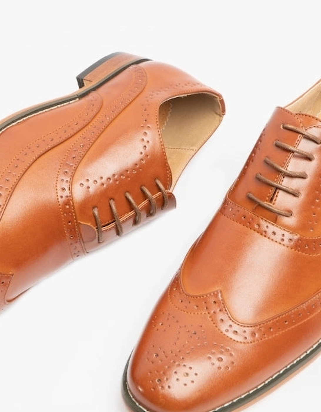 TOMMY Mens Oxford Brogues Tan