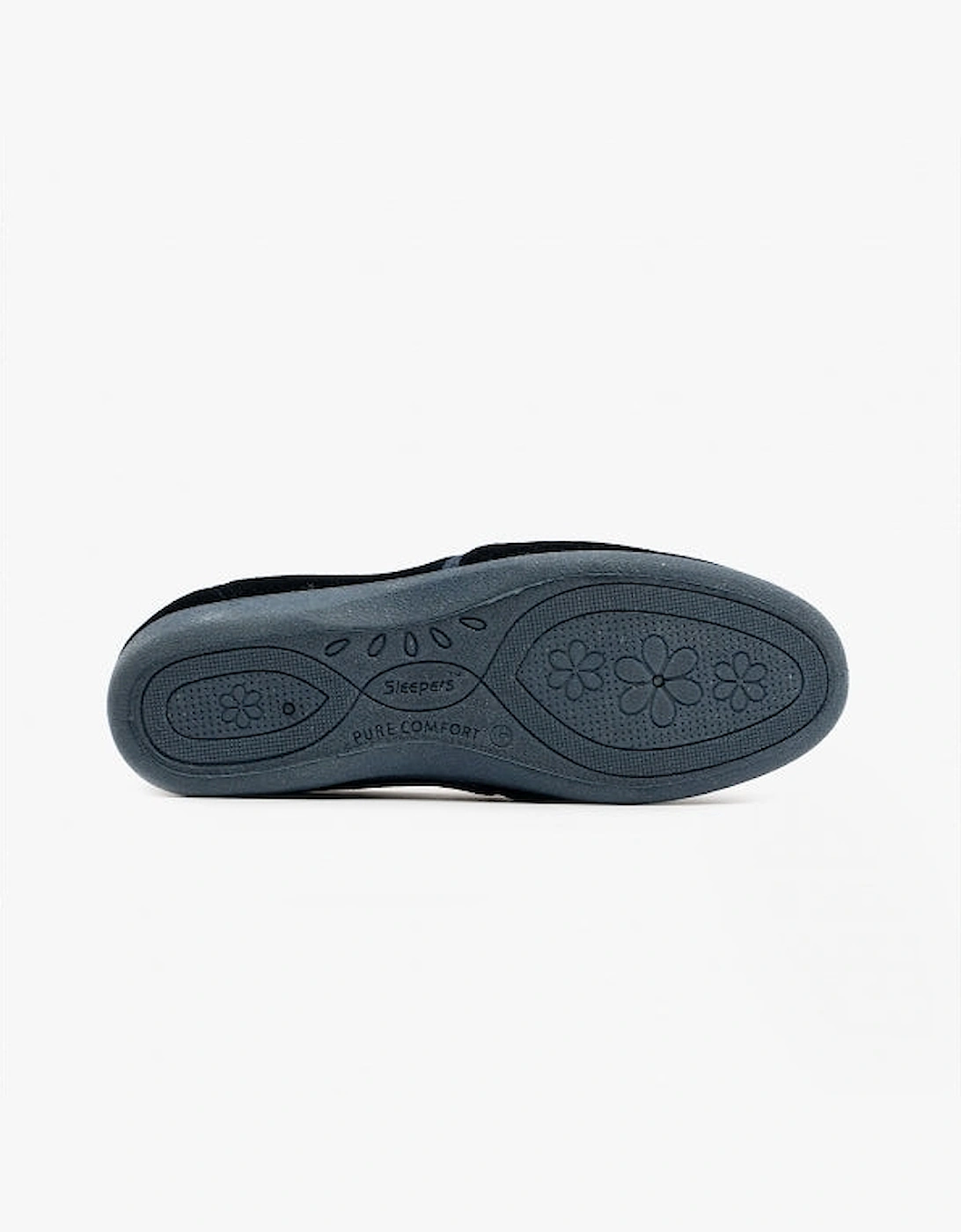 INEZ Womens Full Slippers Navy