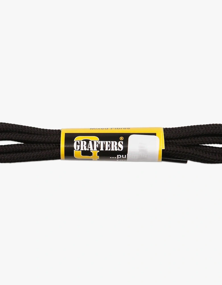 100cm Flat Trainer Laces Black