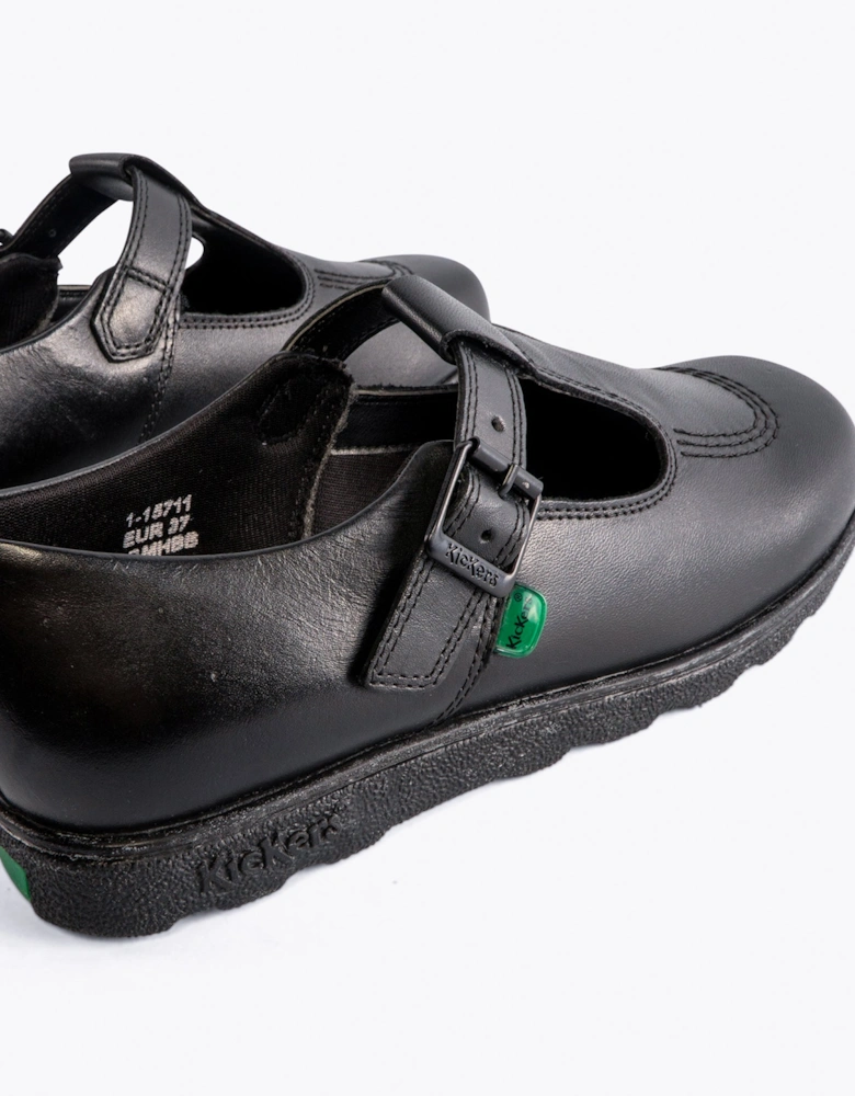 FRAGMA T-BUCKLE Girls Shoes Black