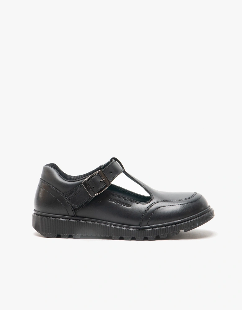 KERRY Girls School Shoes Black