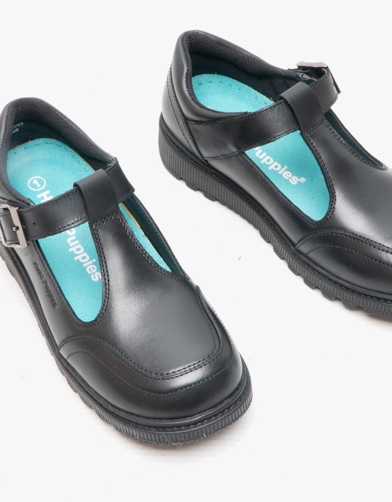 KERRY Girls School Shoes Black