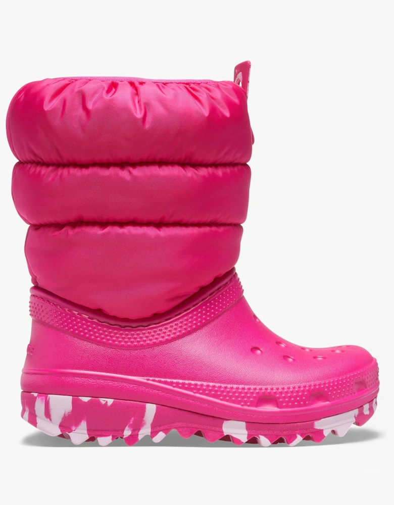 207684-6X0 CLASSIC NEO PUFF Kids Boots Candy Pink