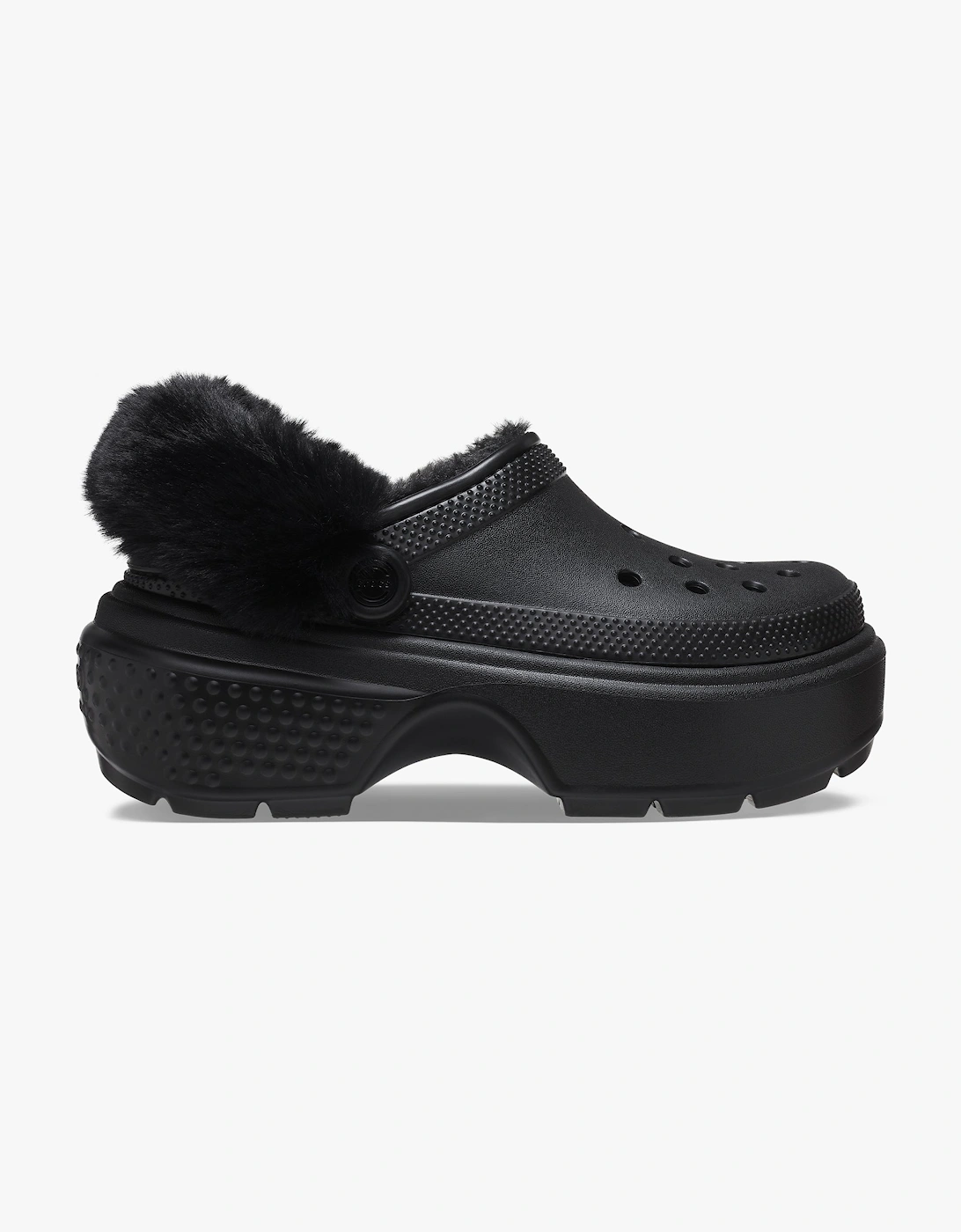 Crocs Women's Crocs 208546-001 STOMP LINED Womens Clogs Black