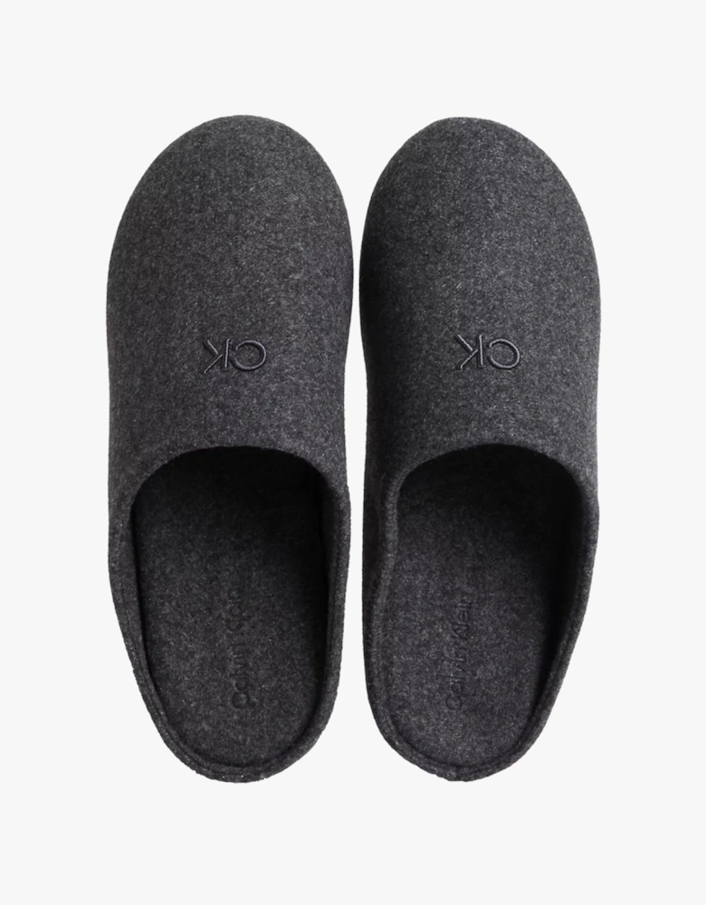 MULE Mens Mule Slippers Ck Black