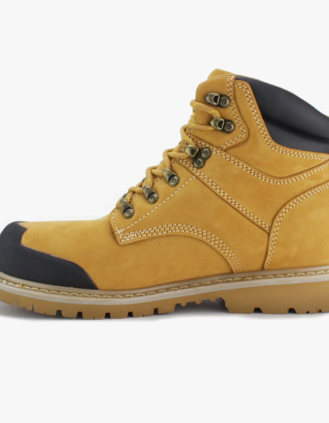 FS226 Mens Leather Safety Boots Honey