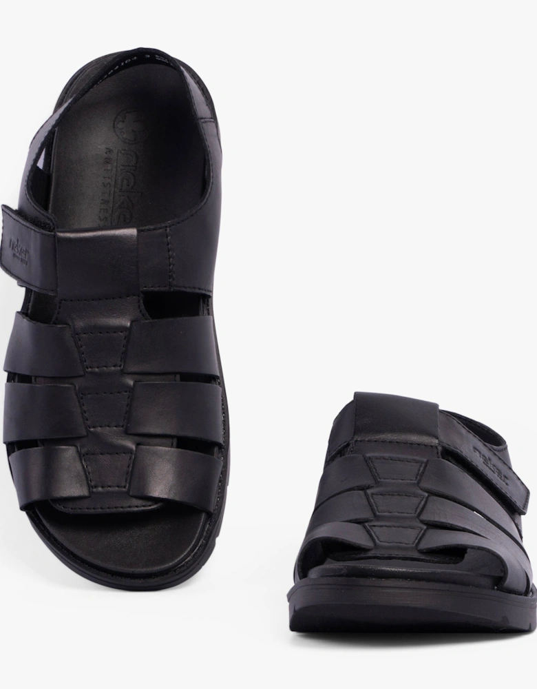 24262-00 Mens Sandals Black