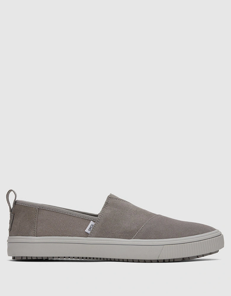 ALPARGATA TERRAIN Mens Canvas Slip On Grey