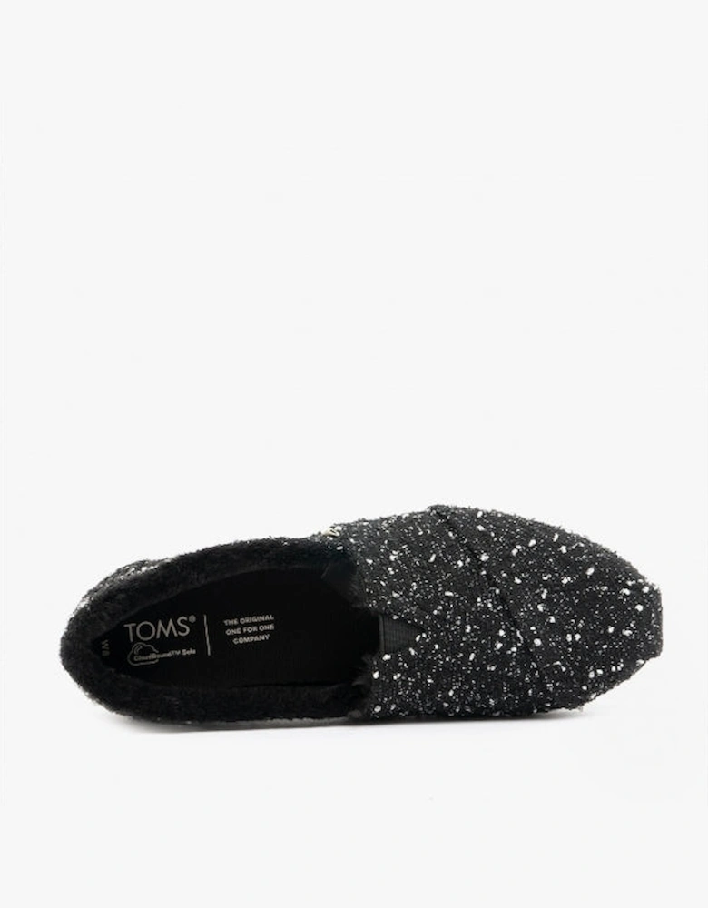 ALPARGATA Womens Boucle Espadrilles Black