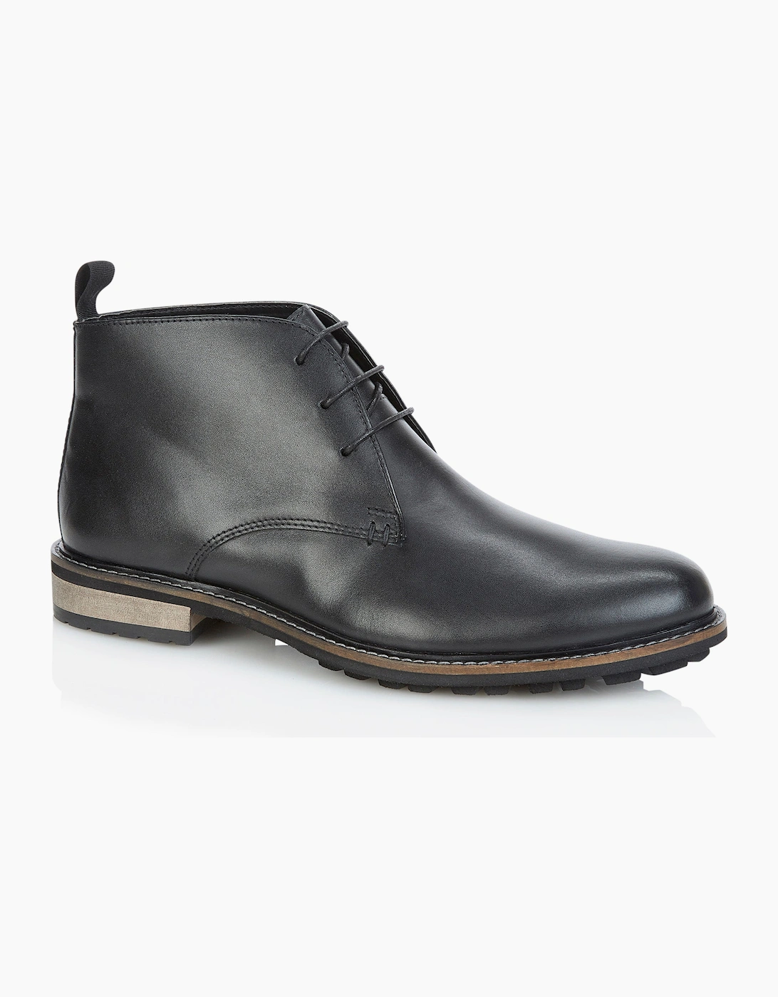 Silver Street London Men's Silver Street London LUDGATE Mens Boots Black