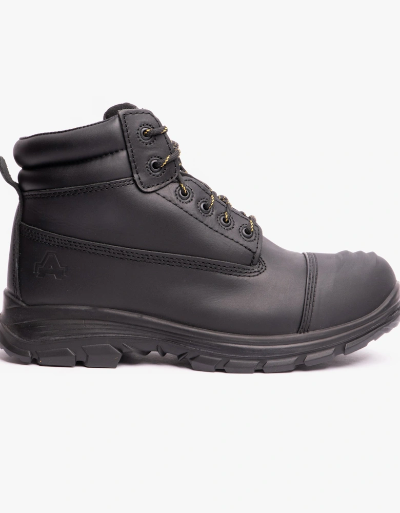 FS301 BRECON Mens Leather Safety Boots Black