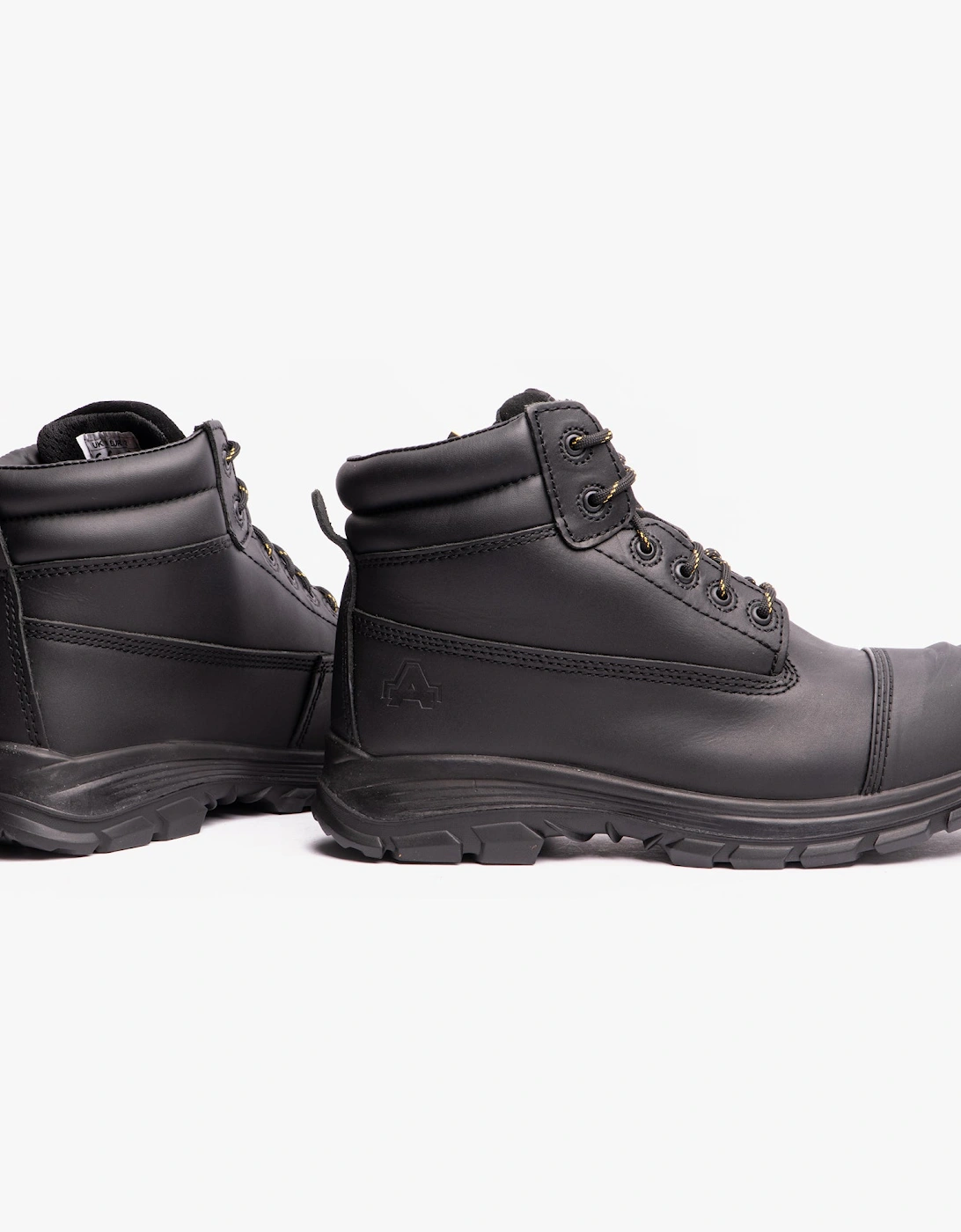 FS301 BRECON Mens Leather Safety Boots Black