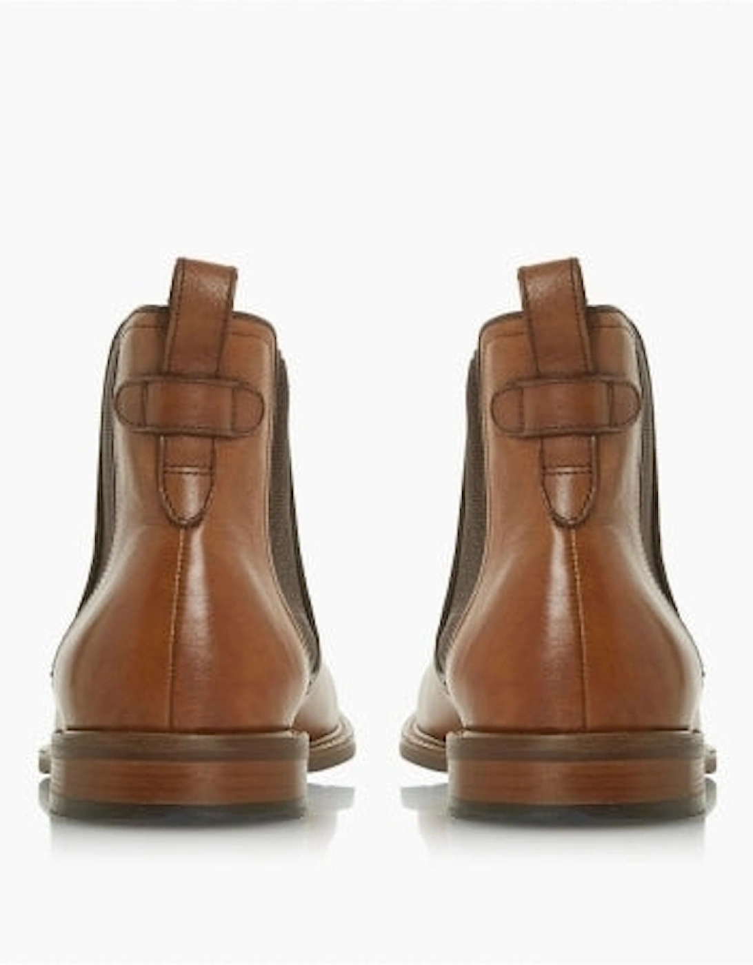 CHARACTER Mens Leather Chelsea Boots Tan Leather