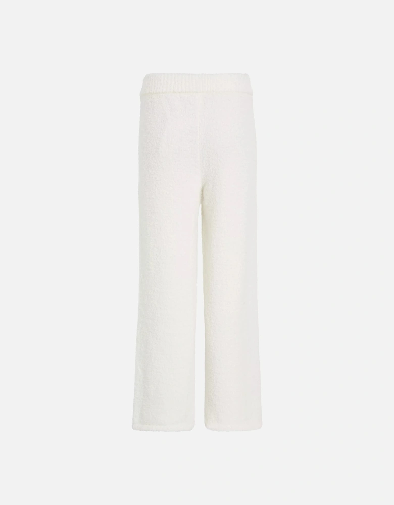 PLUSH SWEATER Womens Pants Ivory