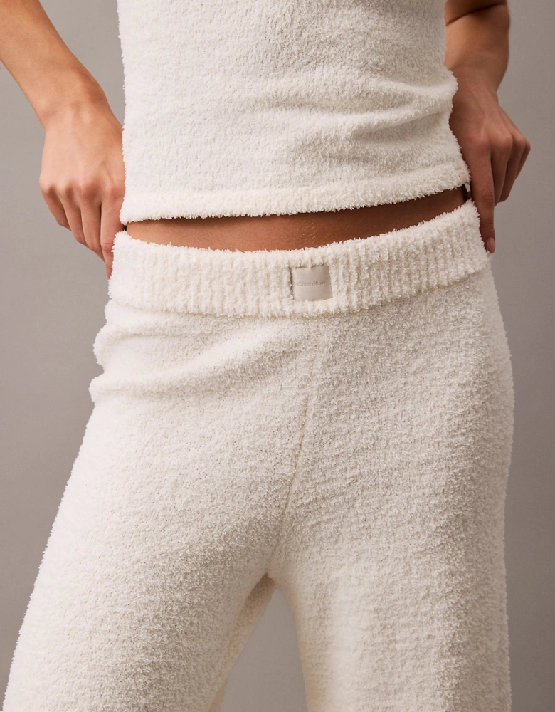 PLUSH SWEATER Womens Pants Ivory