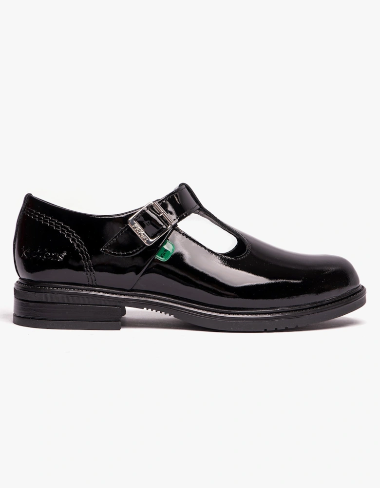 LACH T-BAR PATL JF Youth Womens School Shoes Black