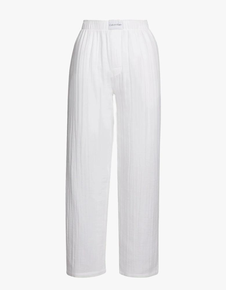 PURE Womens Sleep Pants White