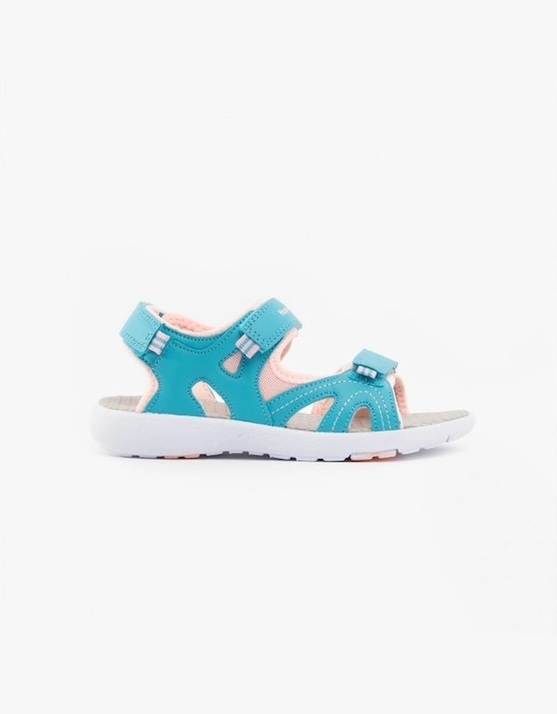 LILLY Girls Touch Fasten Sandals Aqua