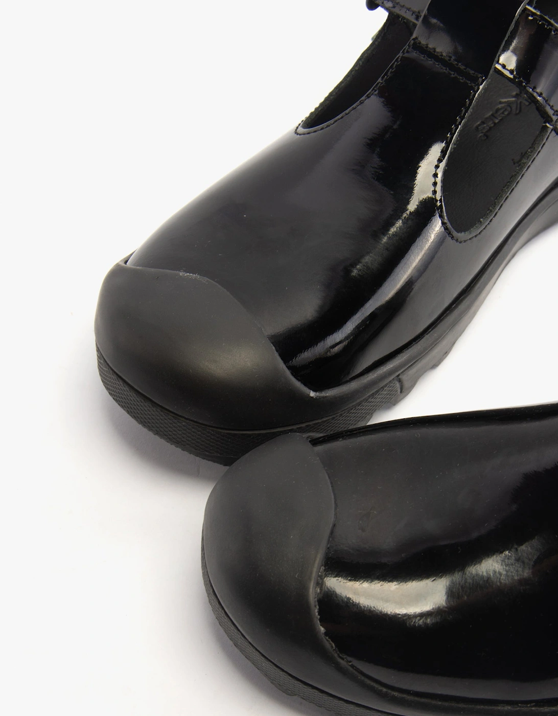 116227 PLUNK MJ Girls School Shoes Black Patent