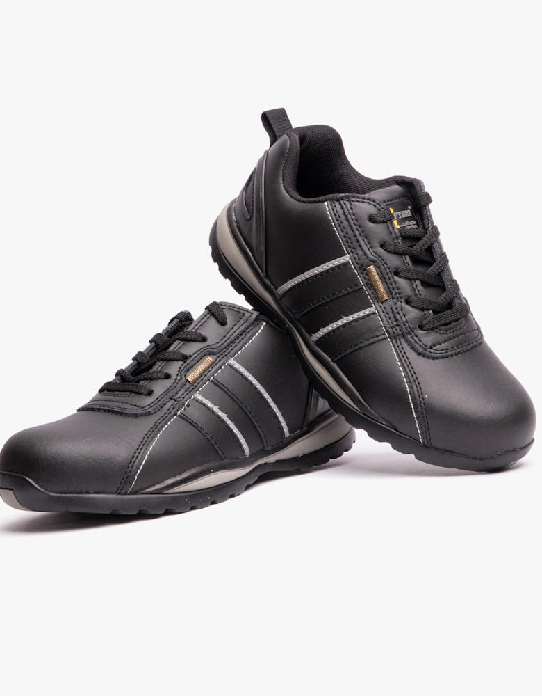 M090A Unisex Safety Trainers Black