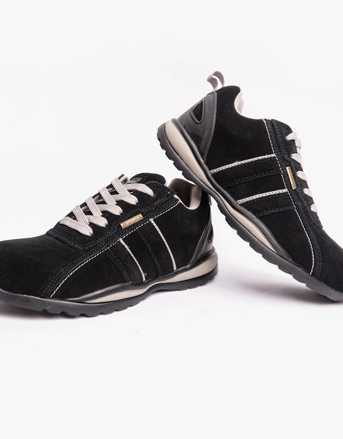 M090AS Unisex Safety Trainers Black/Grey