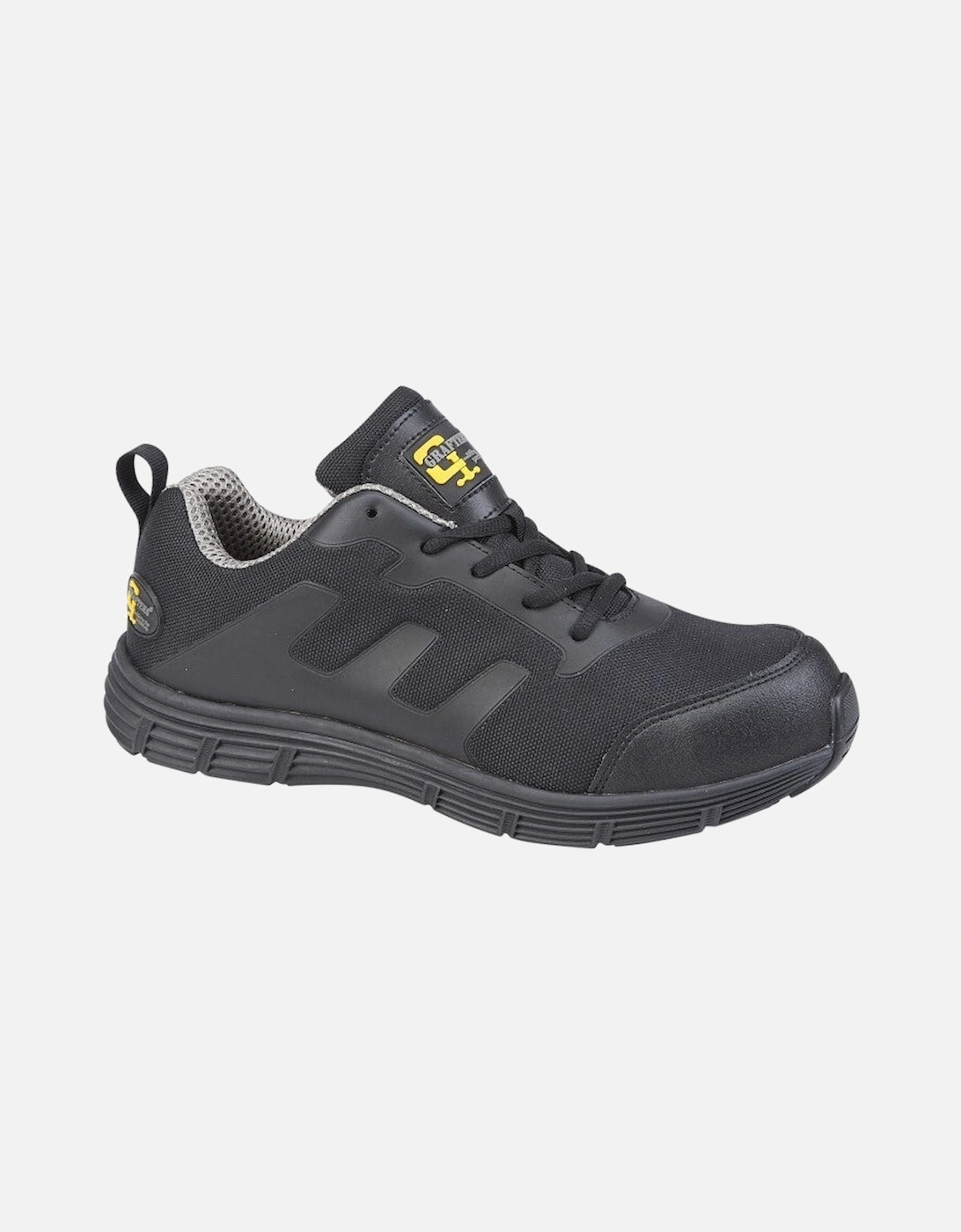 M080A Mens Safety Trainers Black, 4 of 3